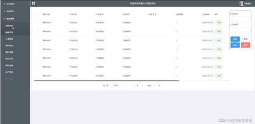 Spring Boot采購生產銷售管理系統設計與實現